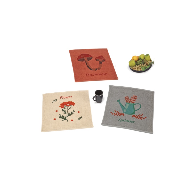 SET DE 3 PAÑOS COLECCIÓN BOTÁNICA
