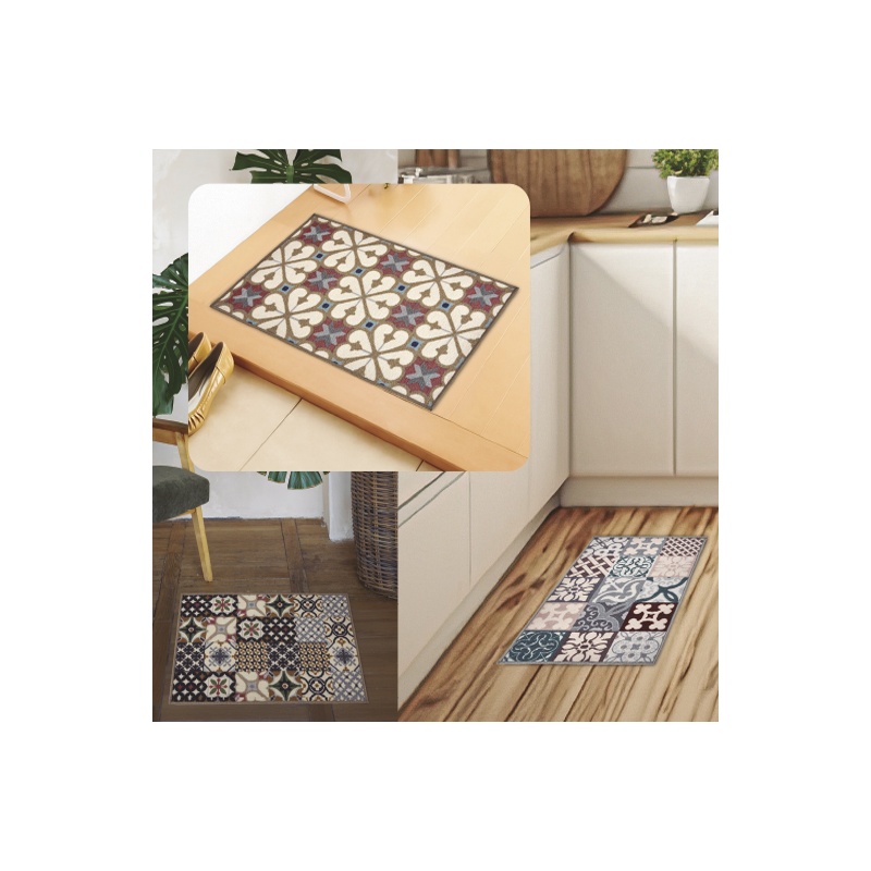 SET DE 3 ALFOMBRAS MULTIUSOS MOSAICO

