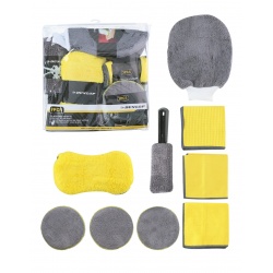 SET 9 PIEZAS LIMPIEZA COCHE
