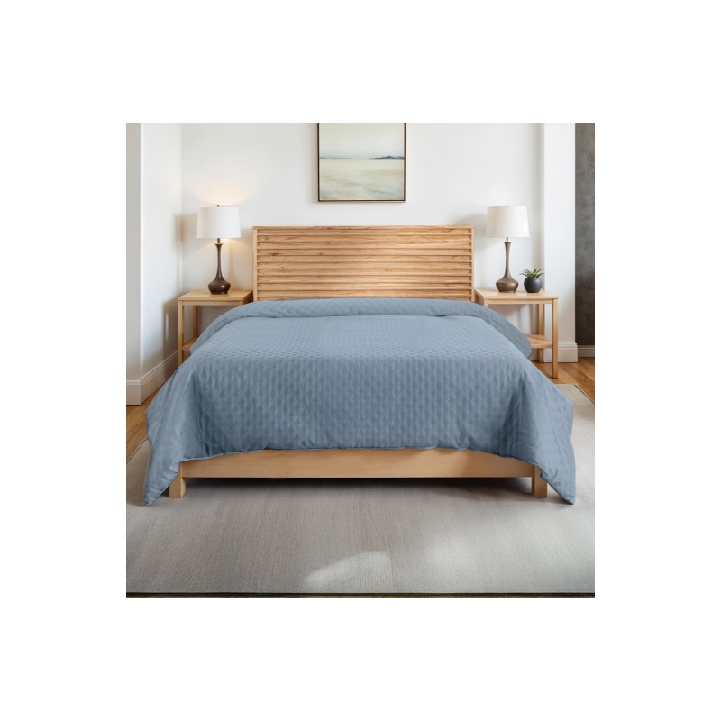 COLCHA BOUTI DAILY INDIGO CAMA 90 - 105 CM.
