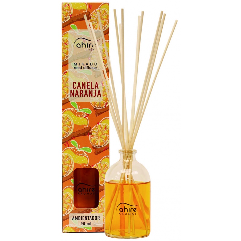 AMBIENTADOR MIKADO AHIRE CANELA-NARANJA
