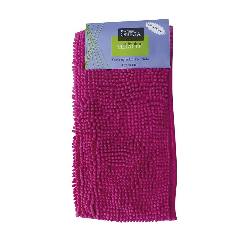 ALFOMBRA MICROFIBRA FUCSIA
