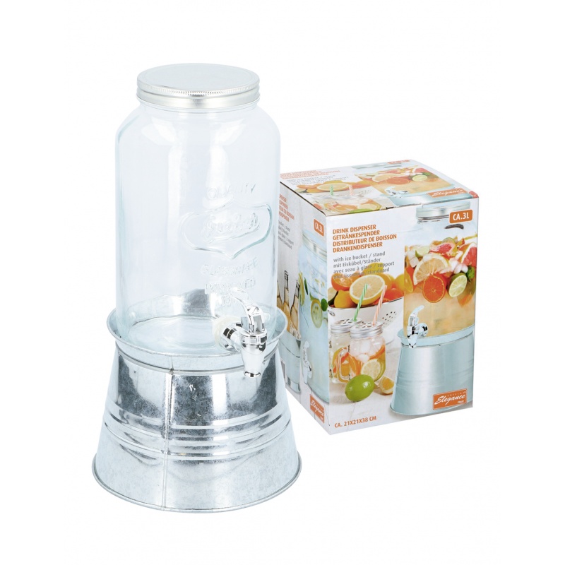 DISPENSADOR DE BEBIDAS CON BASE 
