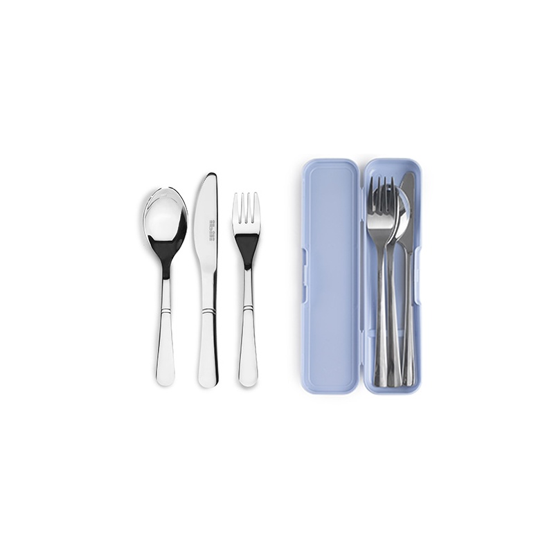 SET 3 CUBIERTOS CON ESTUCHE LUNCH AWAY
