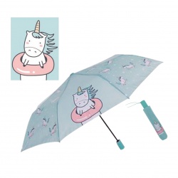 PARAGUAS PLEGABLE AUTOMÁTICO UNICORNIO
