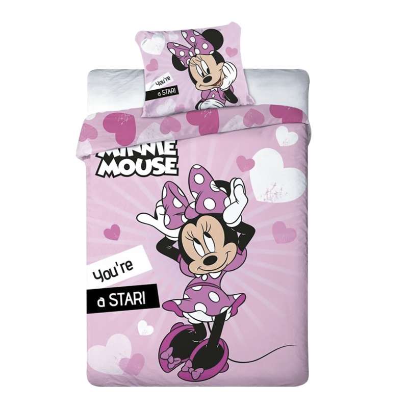 FUNDA NÓRDICA MINNIE CAMA 90 CM 
