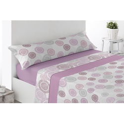 JUEGO DE SÁBABAS CORALINA LEMOS CAMA 90 CM 
