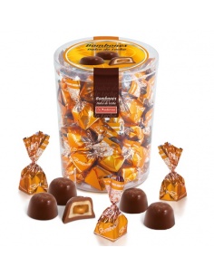 BOTE CON BOMBONES DE DULCE DE LECHE
