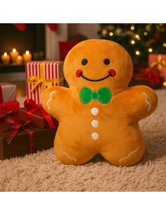 COJÍN PELUCHE GALLETA DE JENGIBRE
