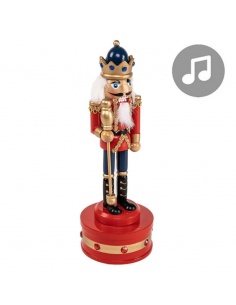 FIGURA SOLDADO CASCANUECES CON MÚSICA
