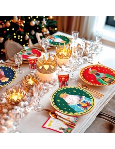 SET DE 6 PLATOS REYES MAGOS
