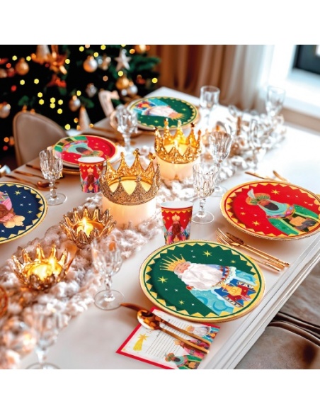 SET DE 6 PLATOS REYES MAGOS
