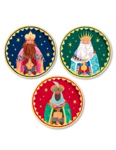 SET DE 6 PLATOS REYES MAGOS
 2
