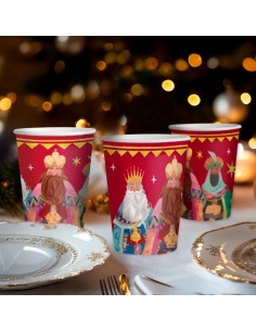 SET DE 6 VASOS REYES MAGOS
