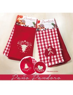 SET DE 2 PAÑOS PANDORO
