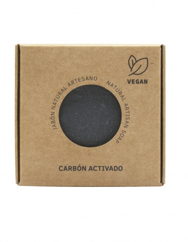 JABÓN NATURAL ARTESANO DE CARBÓN ACTIVADO
