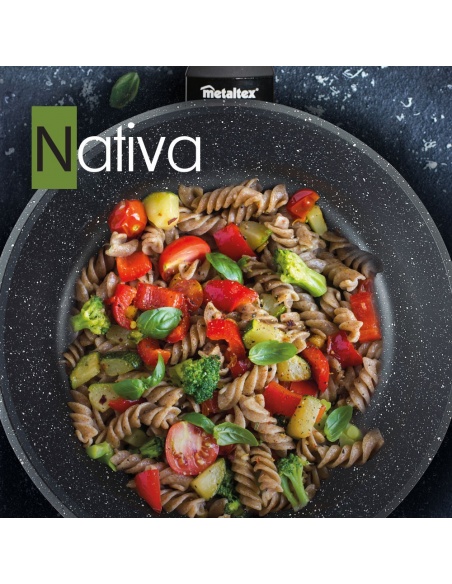 WOK ALUMINIO FORJADO NATIVA 28 CM.
