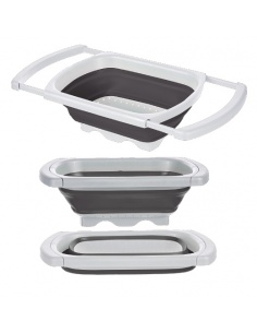 COLADOR RECTANGULAR AJUSTABLE Y PLEGABLE

