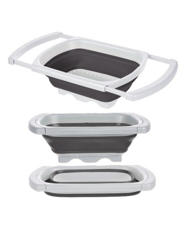 COLADOR RECTANGULAR AJUSTABLE Y PLEGABLE
