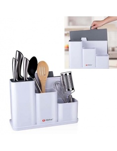 ORGANIZADOR DE COCINA CON 2 TABLAS DE CORTAR
