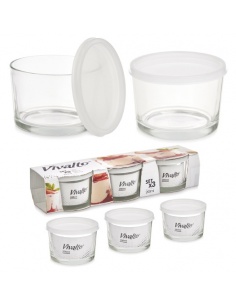 SET DE 3 FIAMBRERAS DE CRISTAL
