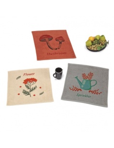 SET DE 3 PAÑOS COLECCIÓN BOTÁNICA
