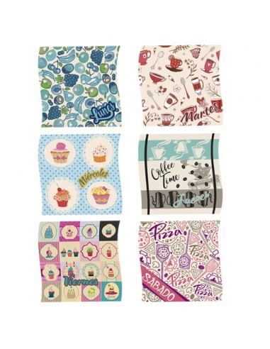 SET DE 6 PAÑOS SEMANARIO
