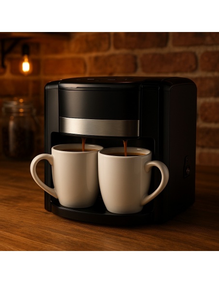 CAFETERA ELÉCTRICA DE GOTEO, 2 TAZAS
