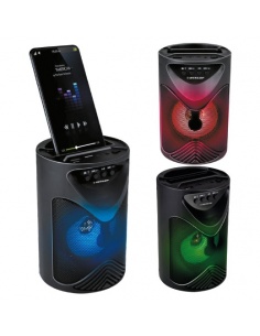 ALTAVOZ PORTÁTIL BLUETOOTH CON LUCES LED 15 W
