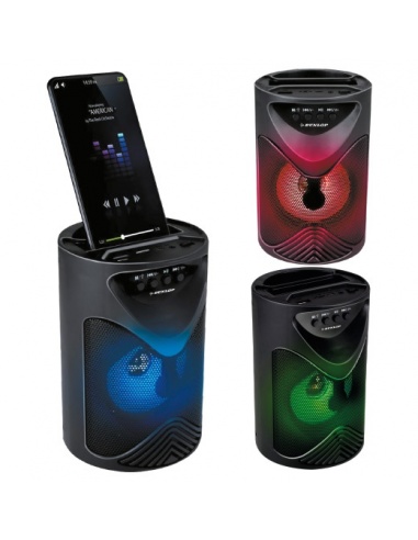ALTAVOZ PORTÁTIL BLUETOOTH CON LUCES LED 15 W
