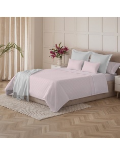 JUEGO DE SÁBANAS DENIA VIOLET ICE CAMA 90 CM.
