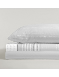 JUEGO DE SÁBANAS MAISON GRIS CAMA 135 - 140 CM.
 2