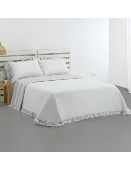 COLCHA BOUTI MANACOR PERLA CAMA 150 CM.
