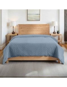 COLCHA BOUTI DAILY INDIGO CAMA 90 - 105 CM.
