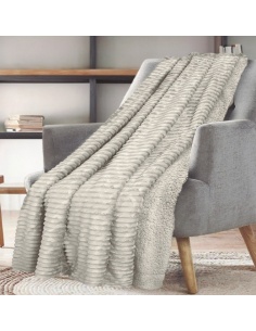 MANTA SHERPA CON BORREGUITO BEIGE
