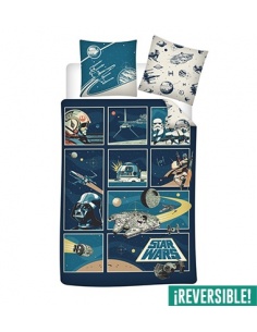 FUNDA NÓRDICA STAR WARS CAMA DE 90 CM.
