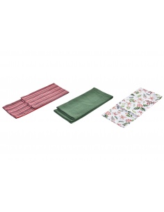 JUEGO DE 3 PAÑOS NAVIDAD 
