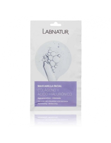 MASCARILLA FACIAL COLAGENO Y ACIDO HIALURONICO
