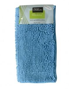ALFOMBRA BAÑO MICROFIBRA AZUL
