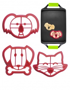 SET DE 3 MOLDES PARA PANCAKE
