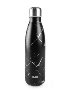 BOTELLA TERMO DOBLE PARED BLACK MARBLE 
