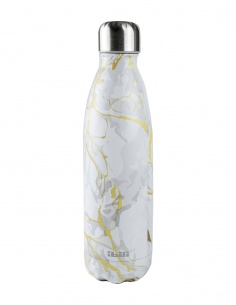 BOTELLA TERMO DOBLE PARED  GOLDEN MARBLE
