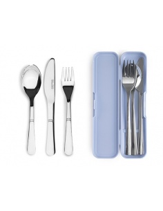 SET 3 CUBIERTOS CON ESTUCHE LUNCH AWAY
