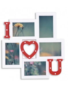 MARCO MULTiUSOS CON LED I LOVE YOU
