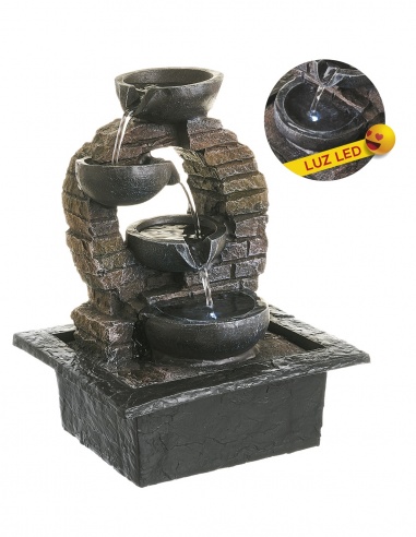 FUENTE CON LUZ LED 
