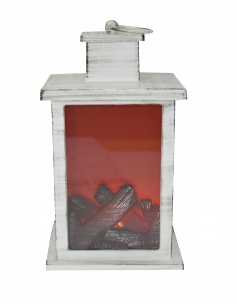 FAROL EFECTO CHIMENEA CON LUZ LED 
