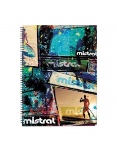 LIBRETA ESPIRAL A4 CALIFORNIA
