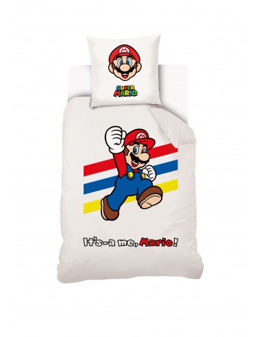FUNDA NÓRDICA SUPERMARIO CAMA 90 CM 

