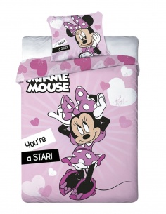 FUNDA NÓRDICA MINNIE CAMA 90 CM 
